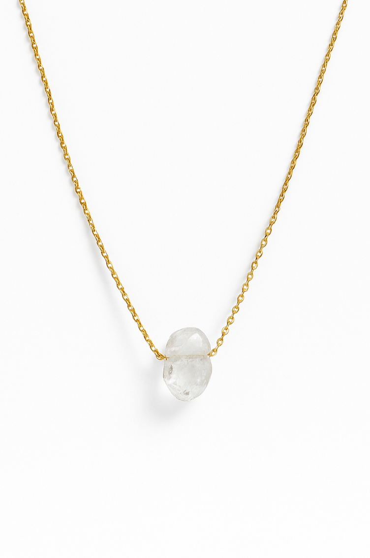 NÁHRDELNÍK SE SUROVÝM KŘIŠŤÁLEM