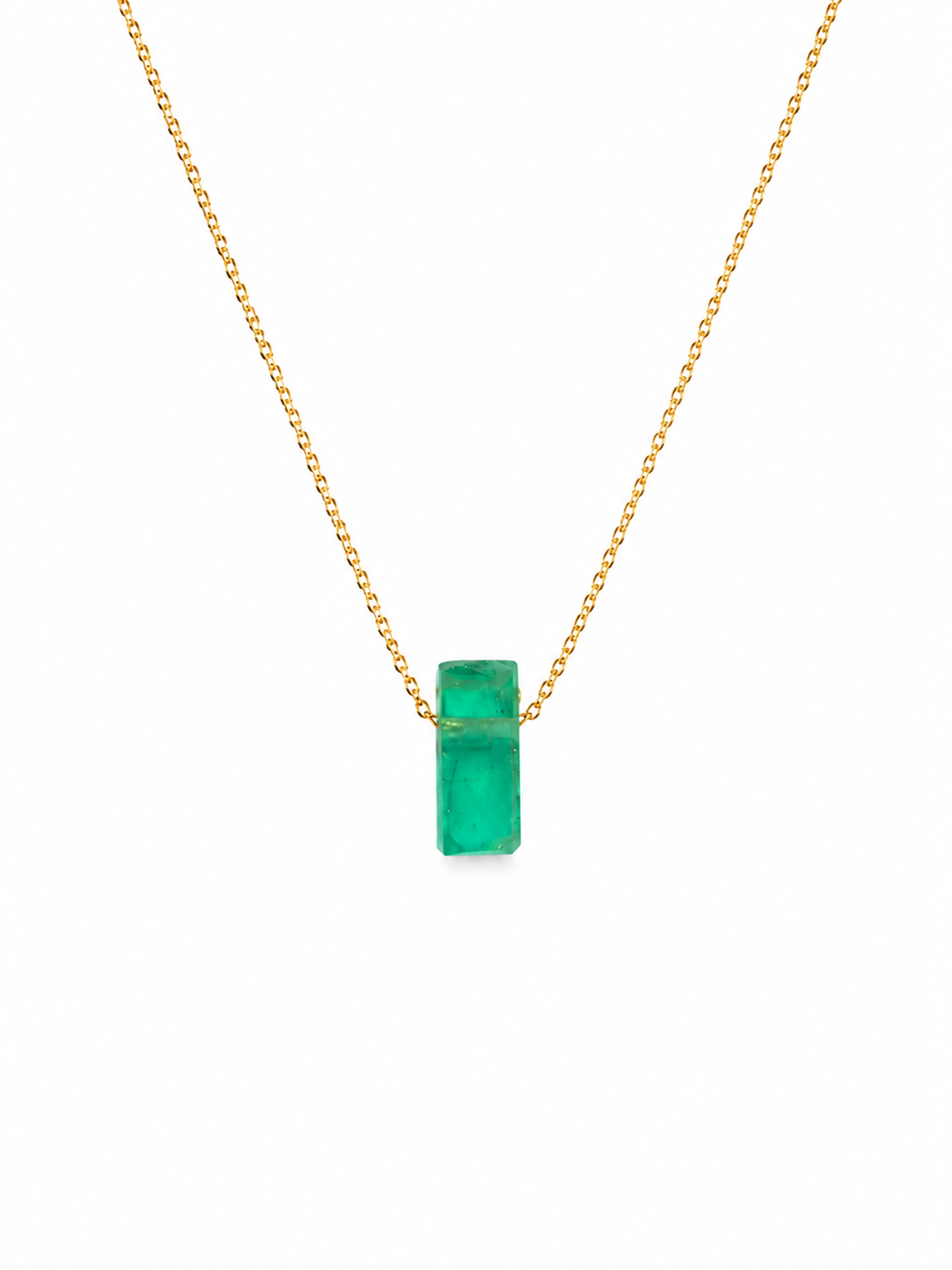 NÁHRDELNÍK SE SUROVÝM ZELENÝM FLUORITEM